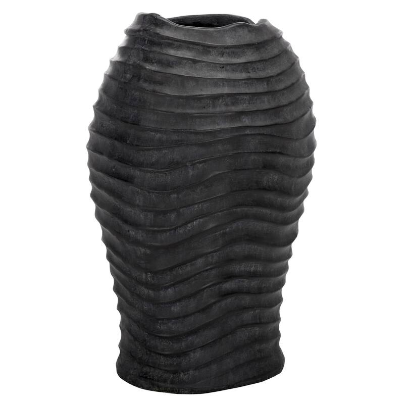 SAFAVIEH Outdoor Patio Furniture Damian Planter Pot - 10"W x 9"D x 17"H