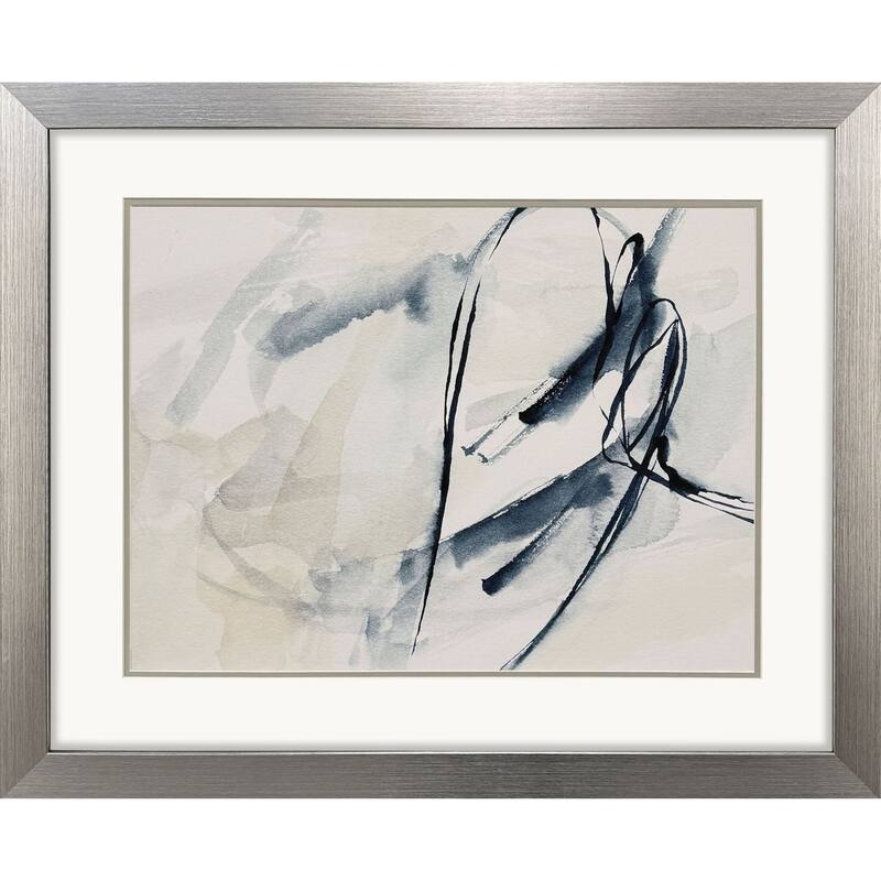 Paragon Indigo Markings IV Framed Art