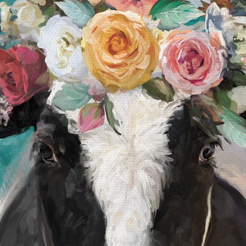 Fancy Cows I, II by Studio Arts Canvas Art Prints