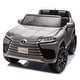 preview thumbnail 12 of 34, 24V Lexus LX600 Kids Ride-On Car, Two-Seater, Remote Control, Four-Wheel Suspension, Ages 3-7 Grey