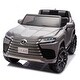 preview thumbnail 13 of 34, Kids 24V Lexus LX600 Ride-On Car, Two-Seater, Remote Control, LED Lights, Dual Motors, Ages 3-7 Grey
