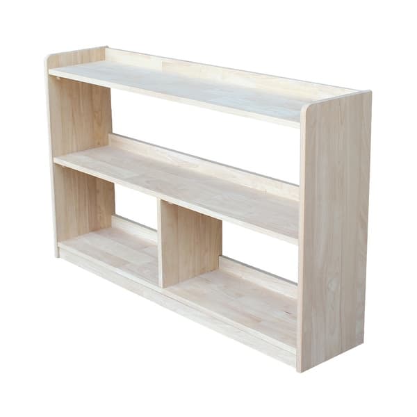 slide 2 of 14, International Concepts Abby Divided Bookcase - 30"H