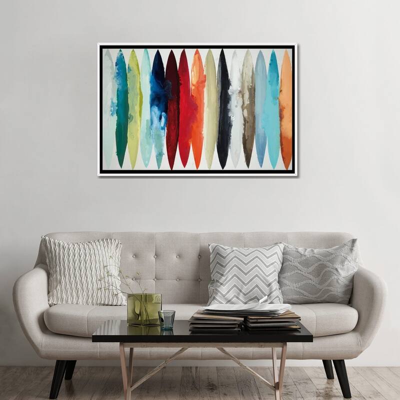 iCanvas "Even Flow" by Randy Hibberd Framed Canvas Print