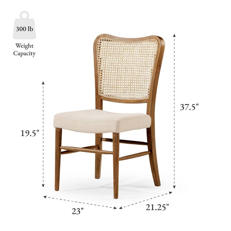 Maven Lane Vera Dining Chairs, Set of 2