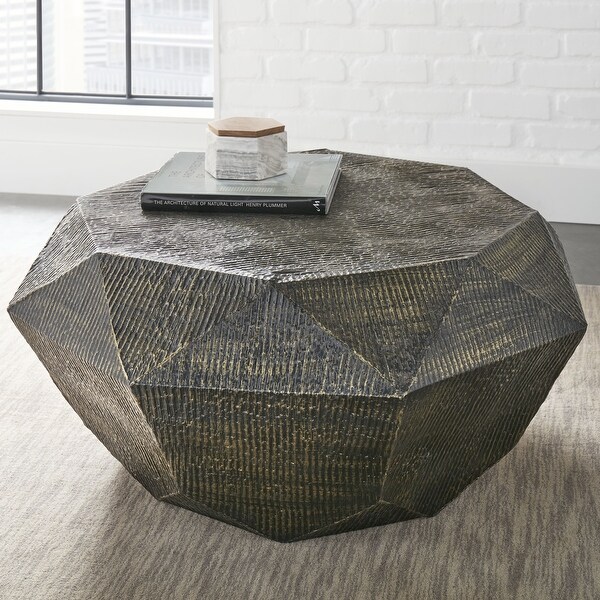 The Curated Nomad Divo Geometric Shaped Coffee Table. Opens flyout.