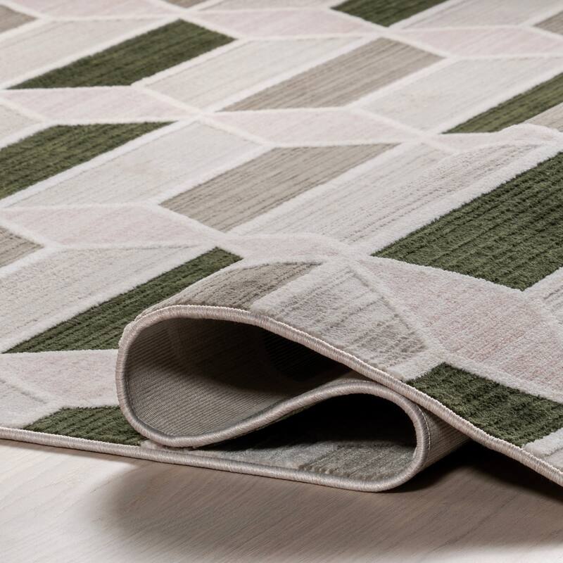 Nuloom Fressia Modern High-Low Geometric Area Rug