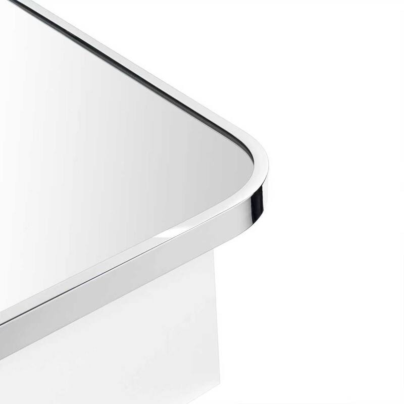 TEHOME Garnes Recessed or Surface Mount Framed Medicine Cabinet with Adjustable Shelves