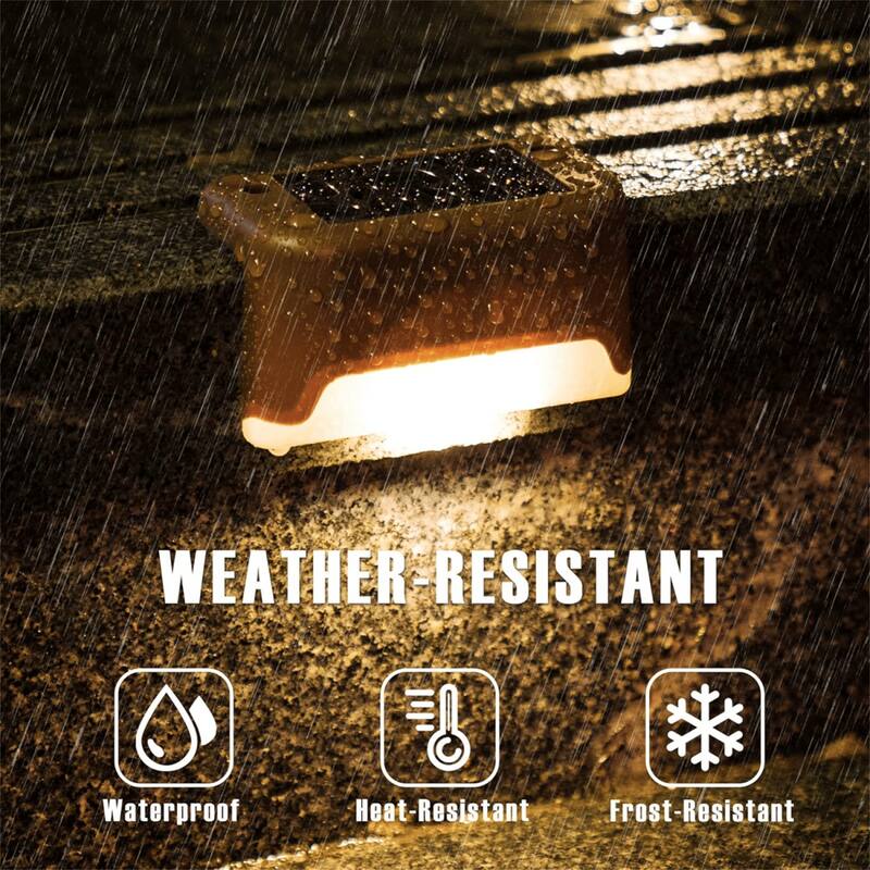 Warm light-32PCS Led Solar Deck Light