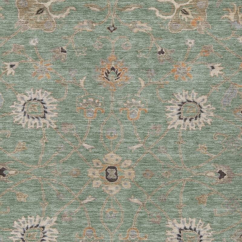 HomeRoots Floral Traditional Rectangle Outdoor Rug