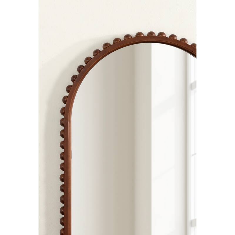 Kate and Laurel Beadbrook Arched Wall Mirror