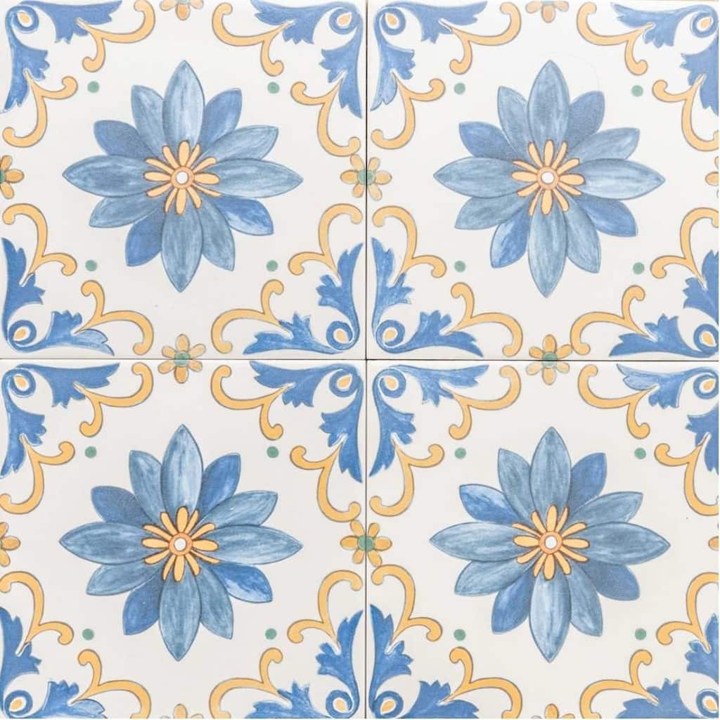 Monastery 8x8 Italian Porcelain Encaustic Tile - Floor & Wall