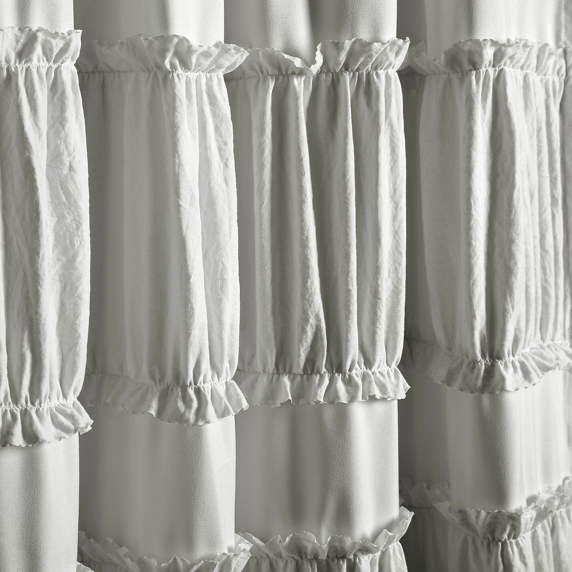 Lush Decor Nova Ruffle Window Curtain Panel Pair On Sale Overstock 23175344