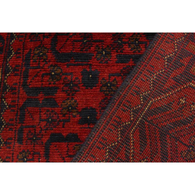 Vintage Biljik Khal Mohammadi Jocelyn Red/Blue Runner - 2'6'' x 9'5''