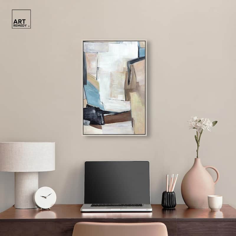 Joy Filled Shapes Canvas by Art Remedy