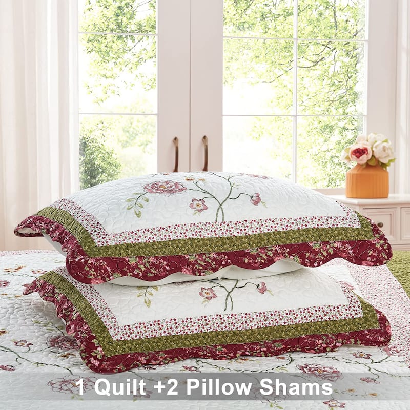 Serenta Dorset 3 Piece Bedspread Quilts Set