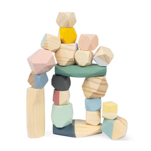 slide 2 of 3, Janod Sweet Cocoon - Stacking Stones Multi - Kids