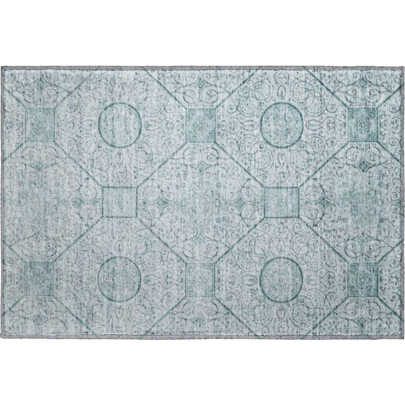Premium Washable Super Soft Traditional Mosaic Mayfield Rug