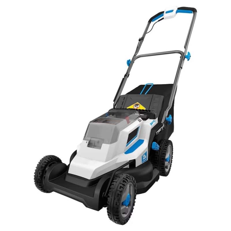 20-Volt 13-inch Push Mower - White