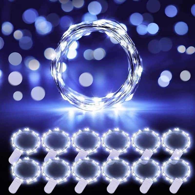 Battery Operated LED String Lights 12pack - Standard - Bed Bath ...