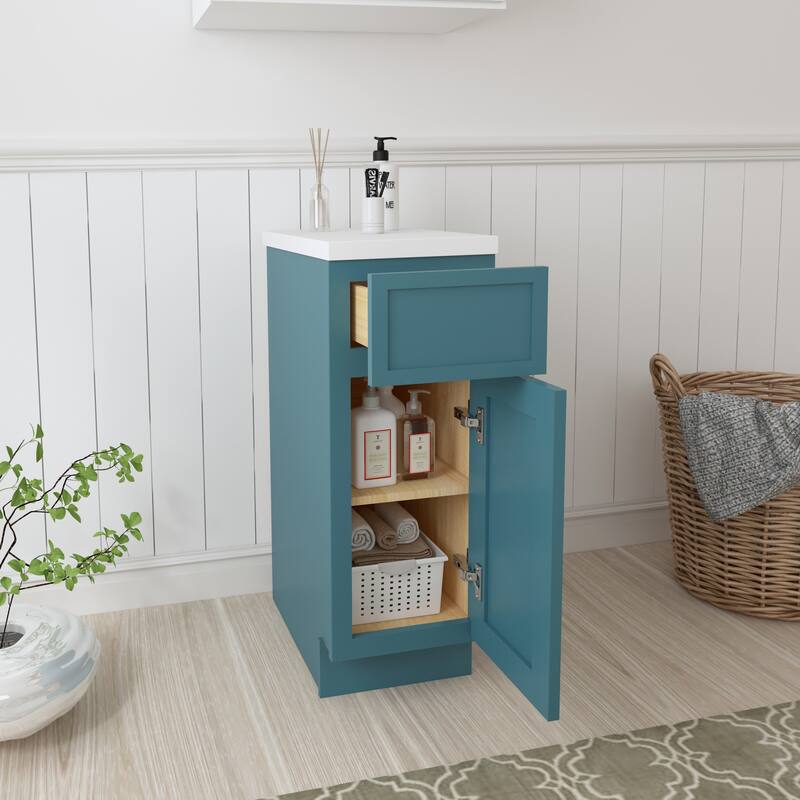 Vanity Art 12" Freestanding Single Base Storage Cabinet with Soft Close Door