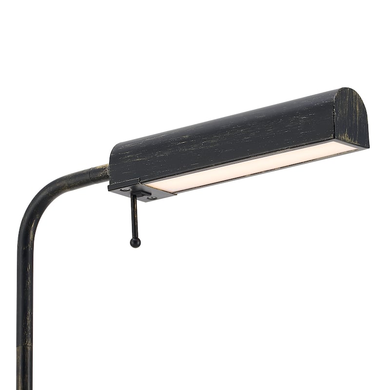 62.5 in. Industrial 1-Light 3CCT LED Pharmacy Floor Lamp for Living Room with Metal Shade