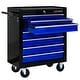 preview thumbnail 6 of 8, 7 Drawer Rolling Tool Cart Lockable Steel Tool Chest with Wheels