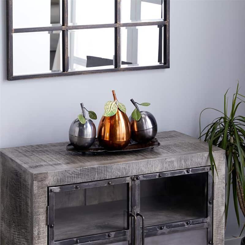 Casa Cortes Metal Fruit Centerpiece Decor