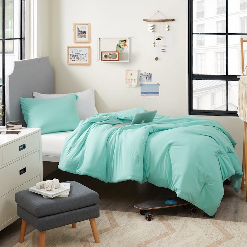Cool It Boi® - Coma Inducer® Oversized Comforter Set - Aqua Ocean Green - Twin XL
