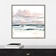 preview thumbnail 11 of 12, Soft Coastal Abstract I by Emma Scarvey Framed Canvas Wall Art Print