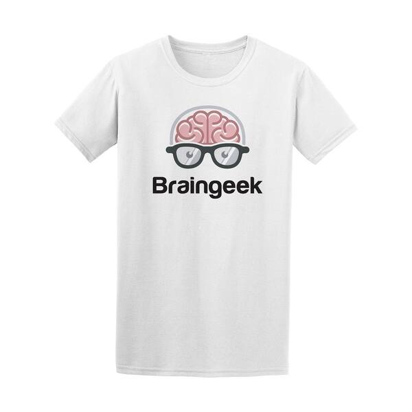 Shop Brain Geek Logo Design Tee Men S Image By Shutterstock