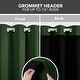 preview thumbnail 40 of 91, Deconovo 100 Percent Blackout with Liner Grommet Curtain (2 Panel)