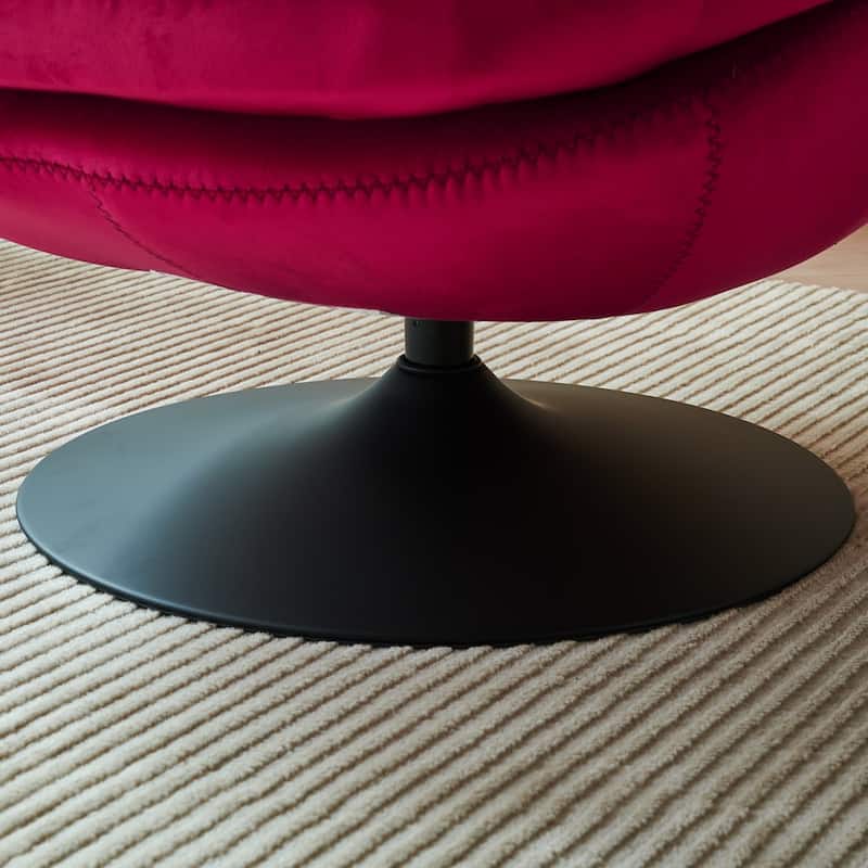 Swivel Leisure Lounge Chair - 33.46 x 31.5 x 32.28
