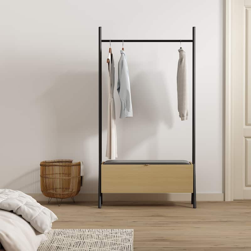 Manhattan Comfort Paloma 38" Open Hanging Closet