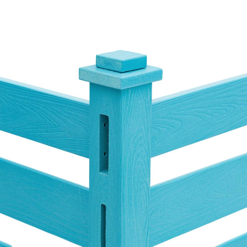 Courtyard Privacy Fence No Pit Digging Type, More Convenient For Outdoor Installation,2,4-Panel - 39.3 in. W x 35.6 in. H