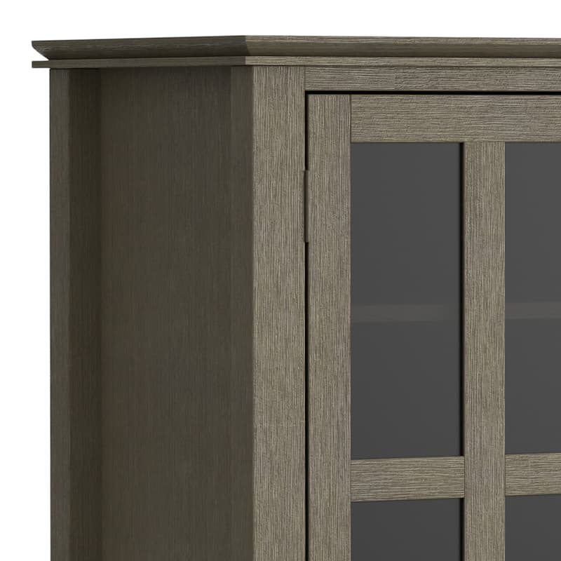 WYNDENHALL Stratford 53-inch Solid Wood TV Media Stand - 53 inch wide