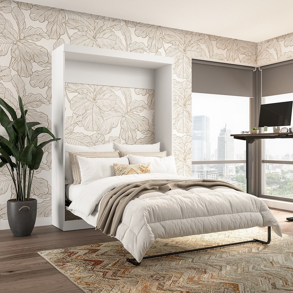 Pur 59W Full Murphy Bed for Multipurpose Room by Bestar