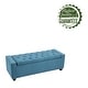 preview thumbnail 6 of 21, Porthos Home Iara Fabric Upholstered Flip Top Storage Ottoman Bench
