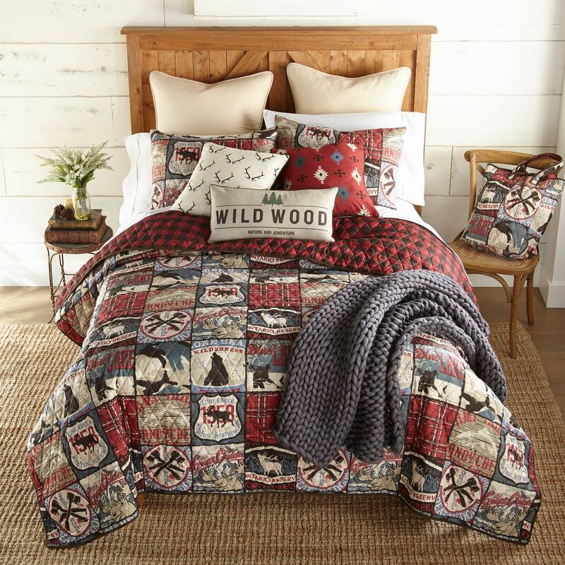 The Great Outdoors "Wild Wood" Decorative Pillow by Donna Sharp