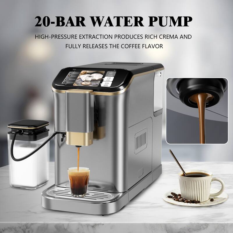 Fully Automatic Espresso Machine, 20 Bar, 1350W