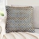preview thumbnail 33 of 92, Boho Living Jada Braided Cotton/Jute Throw Pillows Light Blue - 18x18