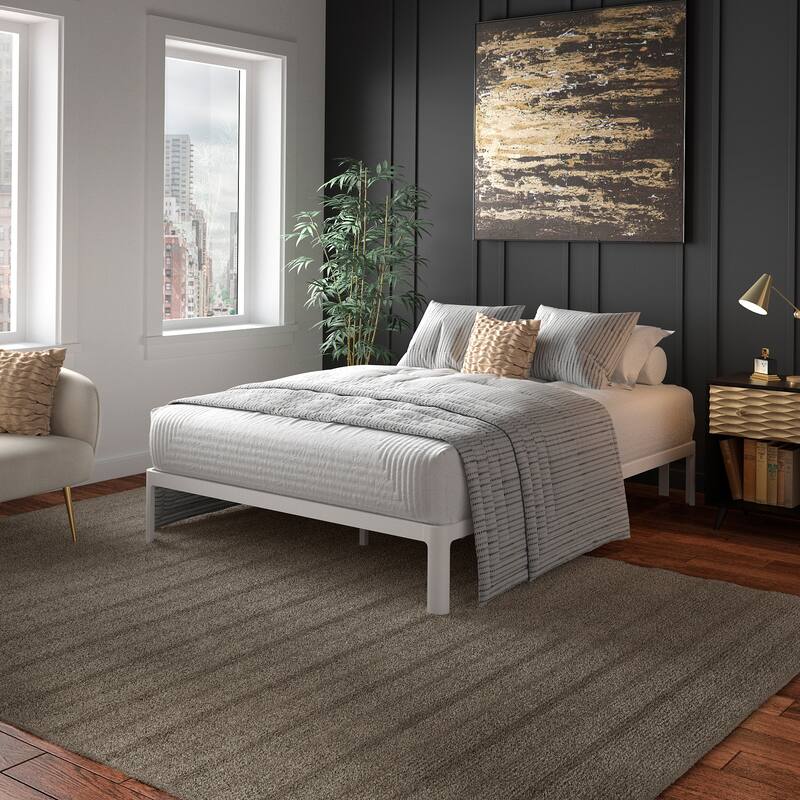 Solleftea Metal Platform Bed by iNSPIRE Q Modern - No Headboard - Full