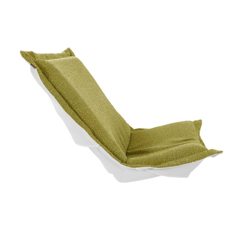 Allan Andrews Indoor/Outdoor Scroll Puff Chair Cover & Cushion Only, Alicante Collection