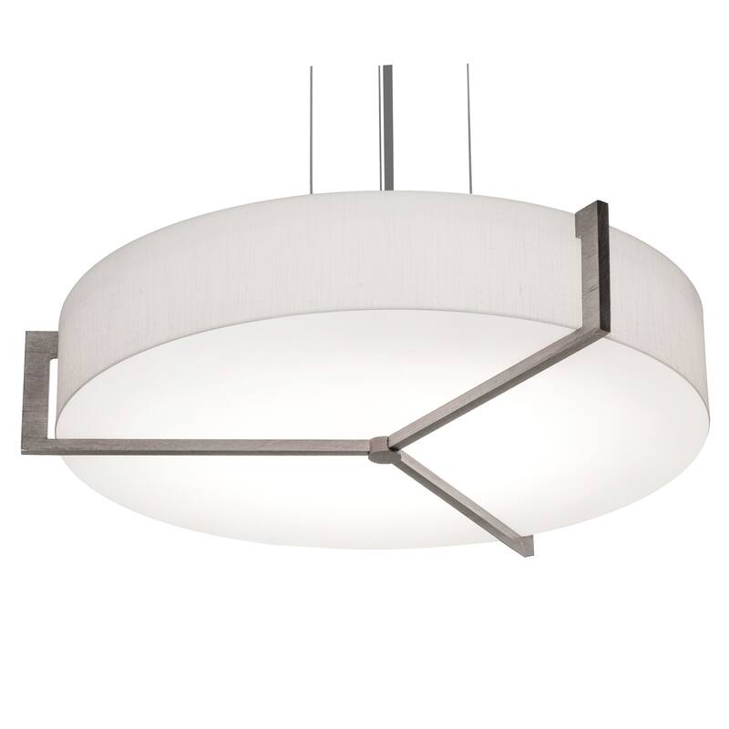 AFX APP1932MB-LW Apex 3 Light 22" Wide Suspension Pendant - Weathered Grey