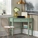 preview thumbnail 11 of 22, Porch & Den Lincoln Corner Desk Mint Green