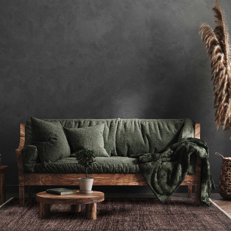 ECARPETGALLERY Hand-knotted Peshawar Ziegler Dark Brown Wool Rug - 5'7 x 8'1