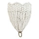 preview thumbnail 3 of 4, Uttermost Biddeford 1 Light White Beaded Sconce - 10"W x 6"D x 14"H