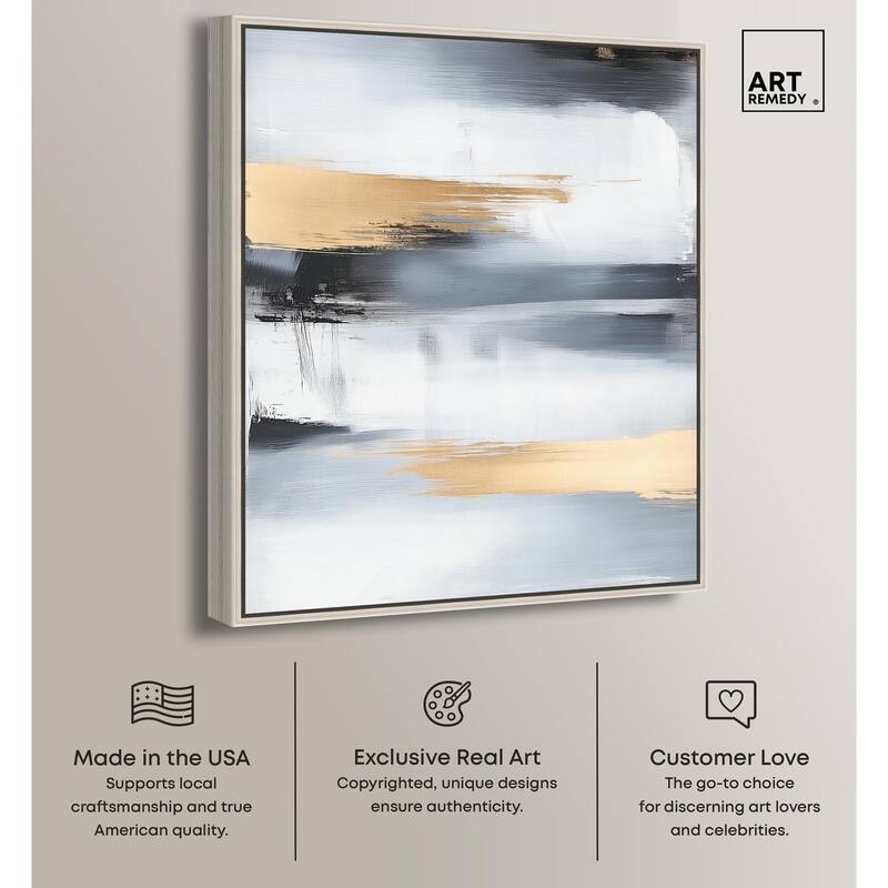 Visual Gold Vortex II Canvas by Art Remedy
