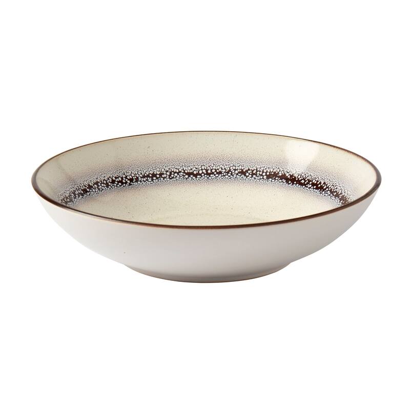 Tabletops Gallery Bastille Blue/ White Stoneware 12-piece Dinnerware Set