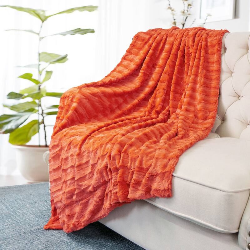 Saga Double Sided FauxFur Throw