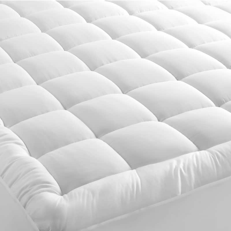 Bare Home Deep Pocket Cotton Top Mattress Pad